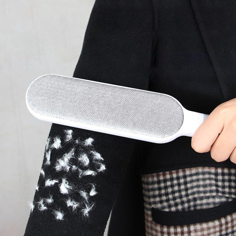 Zentari PetPure™ Reusable Pet Hair Remover Brush with Self-Cleaning Base