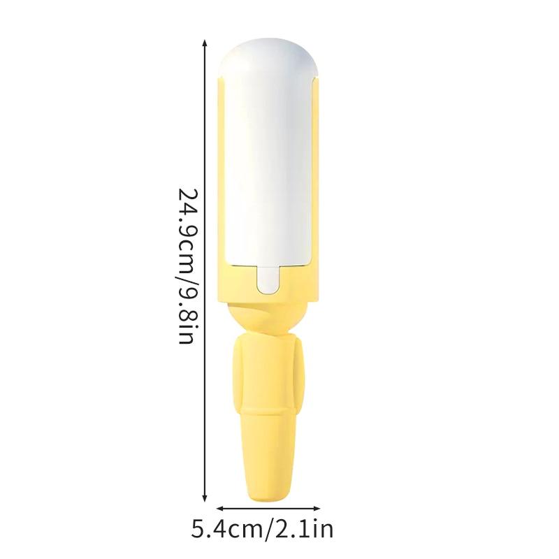 Zentari PetPure™ Reusable Pet Hair Remover Brush with Self-Cleaning Base